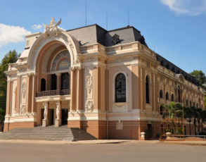 Blick auf das Opernhaus von Saigon