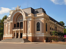 Blick auf das Opernhaus von Saigon