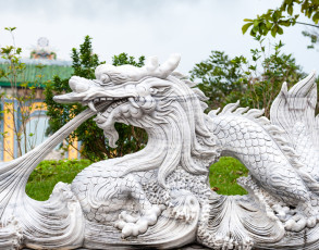 Drachenskulptur in Danang