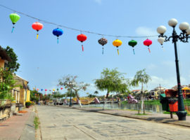 Geschmückte Altstadt von Hoi An