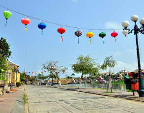 Geschmückte Altstadt von Hoi An