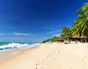 Einsamer Strand in Mui Ne