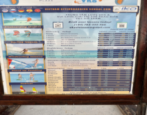 Wassersport Schild
