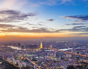 Skyline Ho Chi MInh Stadt